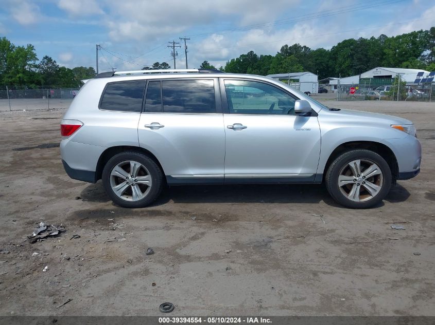 2013 Toyota Highlander Limited V6 VIN: 5TDDK3EH3DS220926 Lot: 39394554