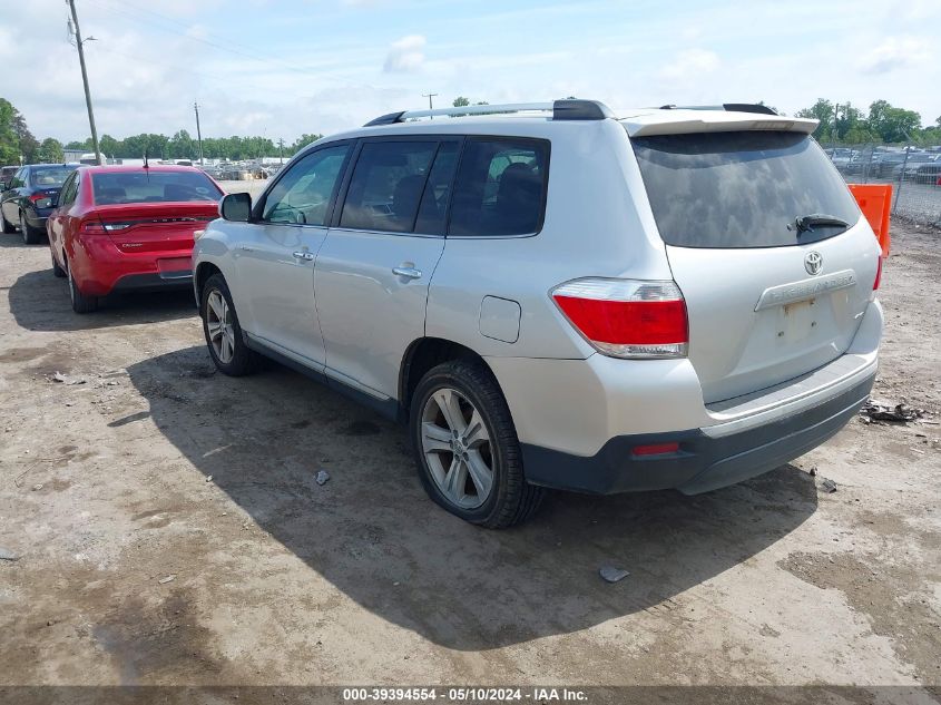 2013 Toyota Highlander Limited V6 VIN: 5TDDK3EH3DS220926 Lot: 39394554