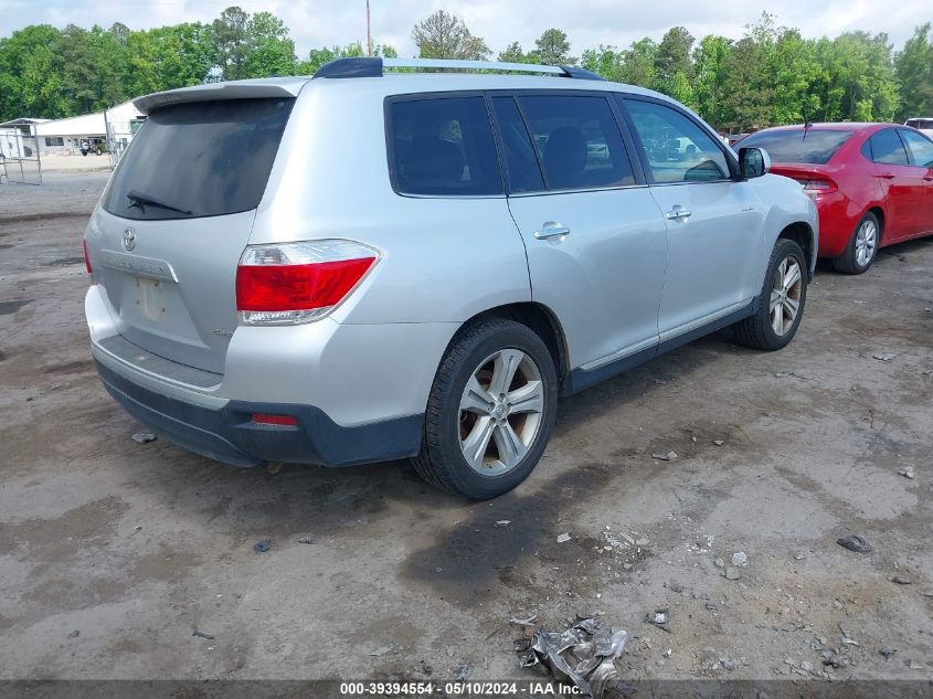 2013 Toyota Highlander Limited V6 VIN: 5TDDK3EH3DS220926 Lot: 39394554