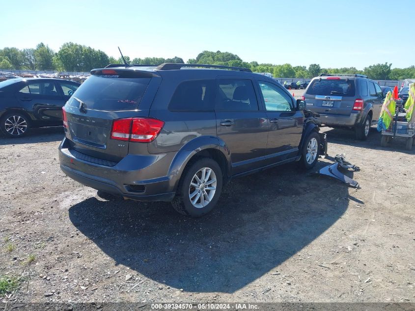 2016 Dodge Journey Sxt VIN: 3C4PDCBB6GT139744 Lot: 39394570