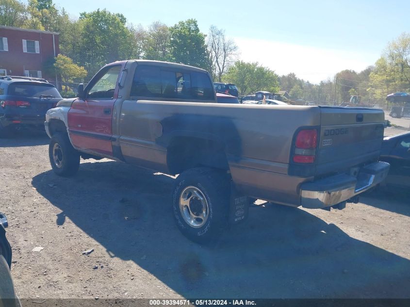 2000 Dodge Ram 2500 St VIN: 3B7KF26Z7YM218664 Lot: 39394571