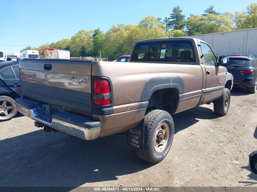 2000 Dodge Ram 2500 St VIN: 3B7KF26Z7YM218664 Lot: 39394571