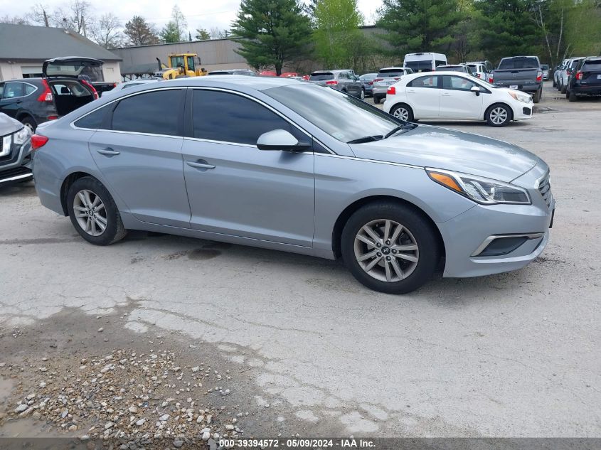 2016 Hyundai Sonata Se VIN: 5NPE24AF7GH343394 Lot: 39394572