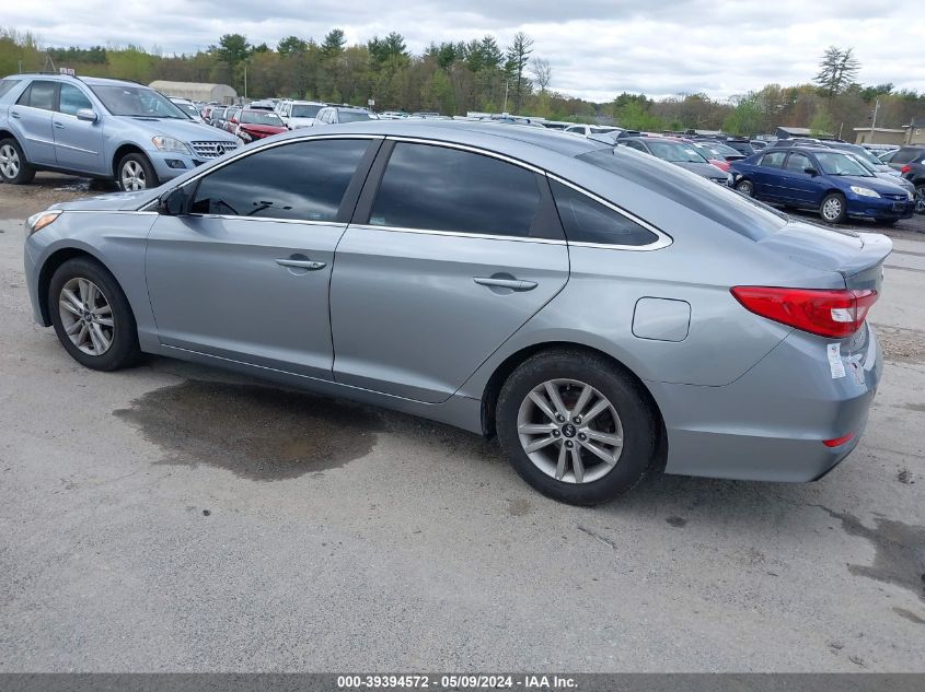 2016 Hyundai Sonata Se VIN: 5NPE24AF7GH343394 Lot: 39394572