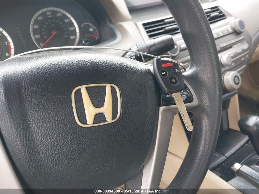 2009 Honda Accord 2.4 Lx-P VIN: 1HGCP26409A132148 Lot: 39394580