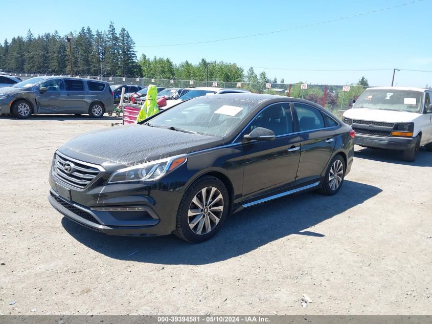 2015 Hyundai Sonata Sport VIN: 5NPE34AF8FH111303 Lot: 39394581