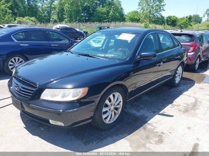 2007 Hyundai Azera Limited/Se VIN: KMHFC46F07A233834 Lot: 39394584