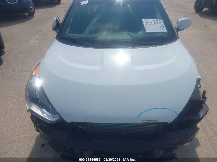 2016 Hyundai Veloster VIN: KMHTC6AD2GU268667 Lot: 39394587