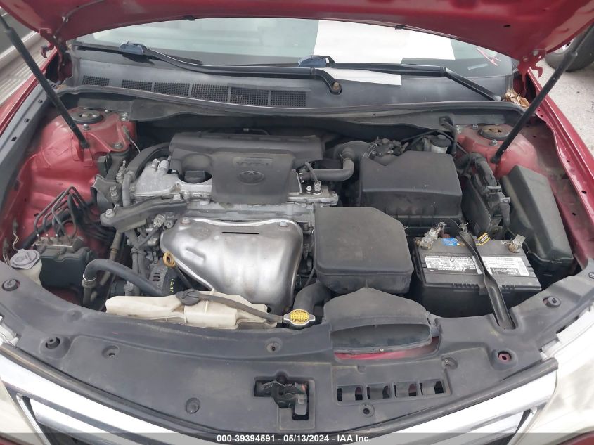 2012 Toyota Camry Le VIN: 4T4BF1FK1CR226410 Lot: 39394591