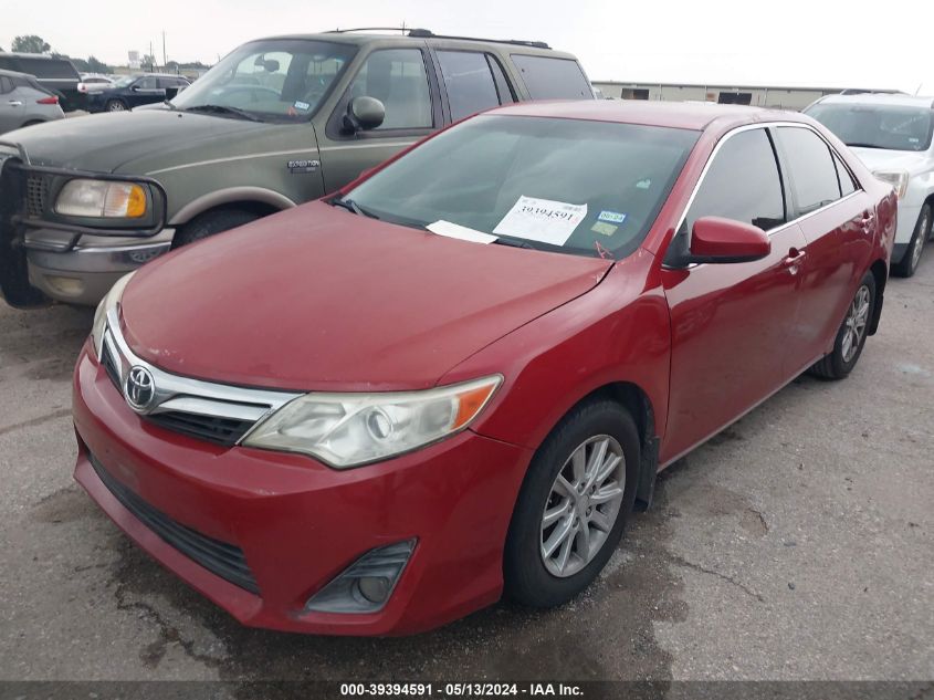 2012 Toyota Camry Le VIN: 4T4BF1FK1CR226410 Lot: 39394591