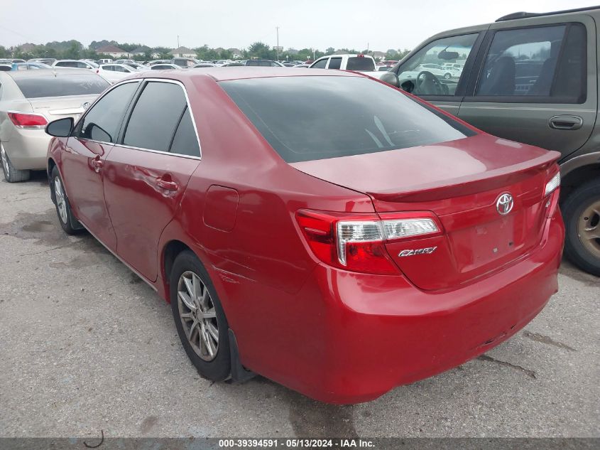 2012 Toyota Camry Le VIN: 4T4BF1FK1CR226410 Lot: 39394591