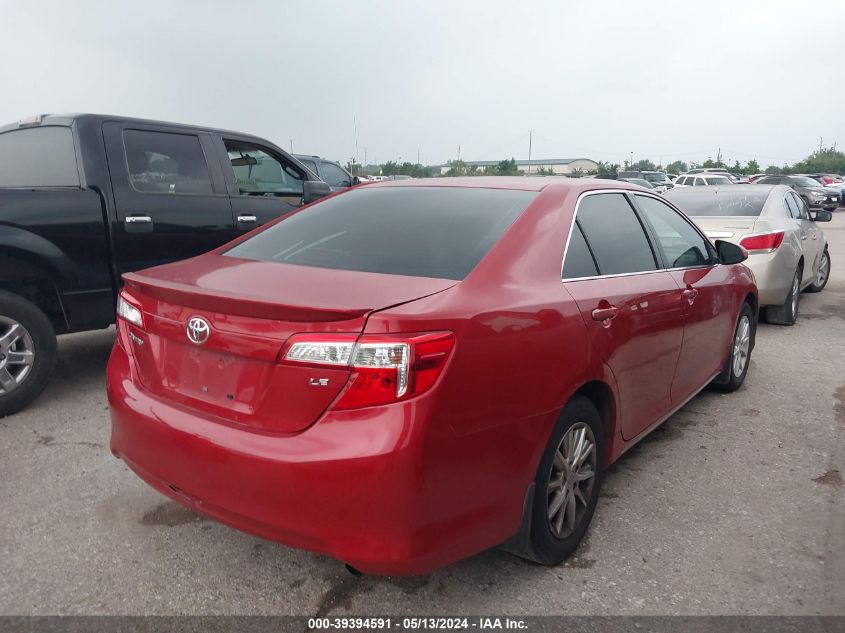 2012 Toyota Camry Le VIN: 4T4BF1FK1CR226410 Lot: 39394591