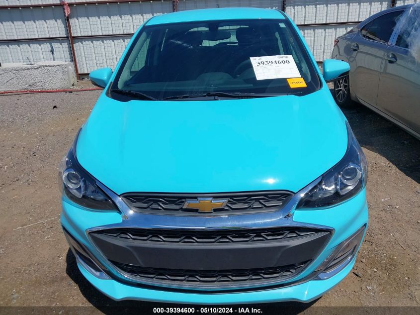 2021 Chevrolet Spark Fwd 1Lt Automatic VIN: KL8CD6SA8MC739964 Lot: 39394600