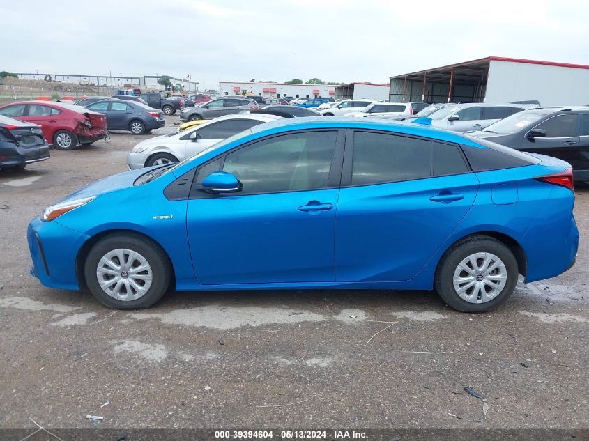 2022 Toyota Prius L VIN: JTDKAMFU1N3187732 Lot: 39394604