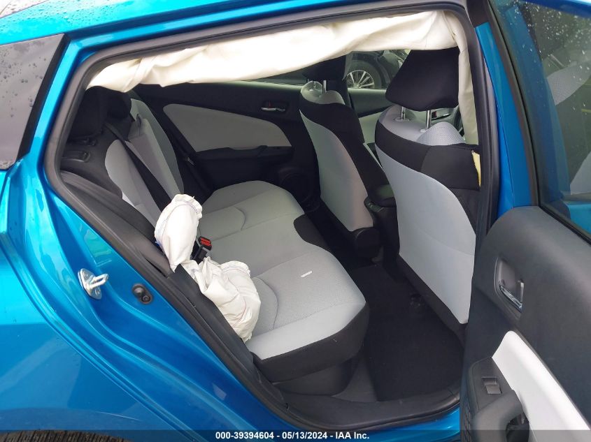 2022 Toyota Prius L VIN: JTDKAMFU1N3187732 Lot: 39394604