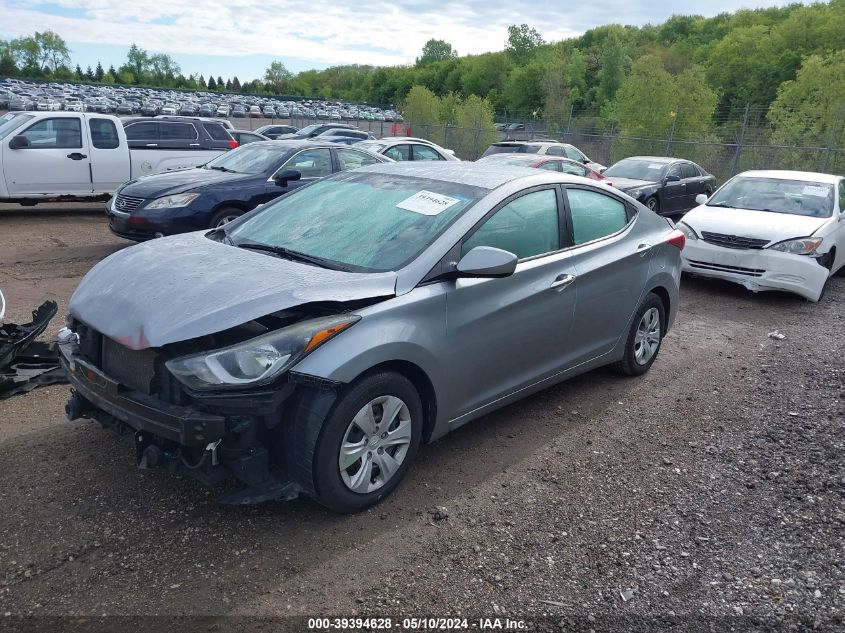 2016 Hyundai Elantra Se VIN: 5NPDH4AE8GH736371 Lot: 39394628