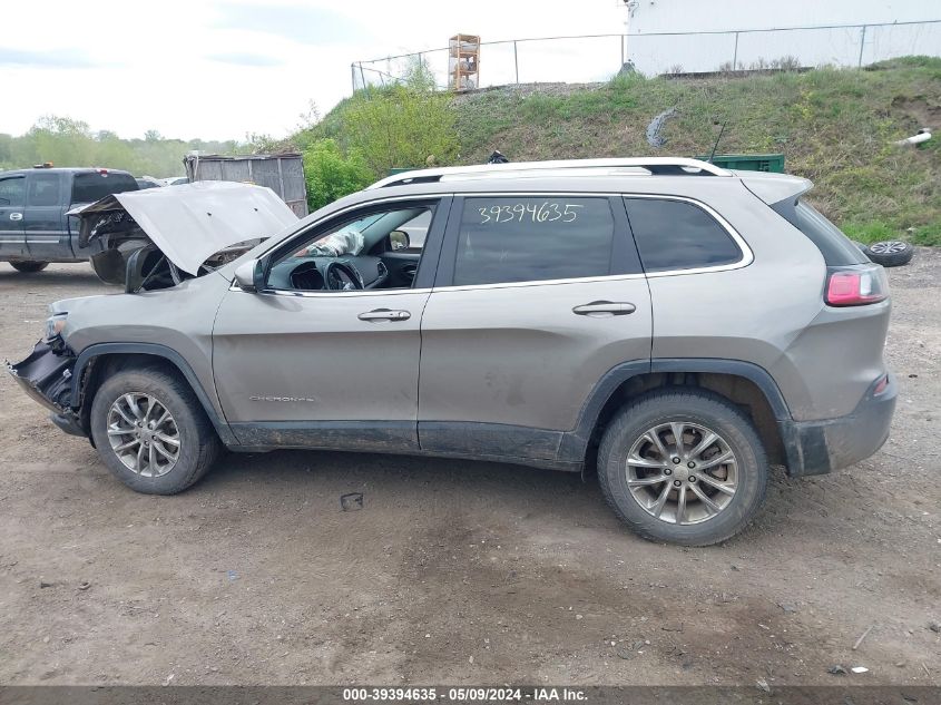 2019 Jeep Cherokee Latitude Plus 4X4 VIN: 1C4PJMLB6KD341284 Lot: 39394635