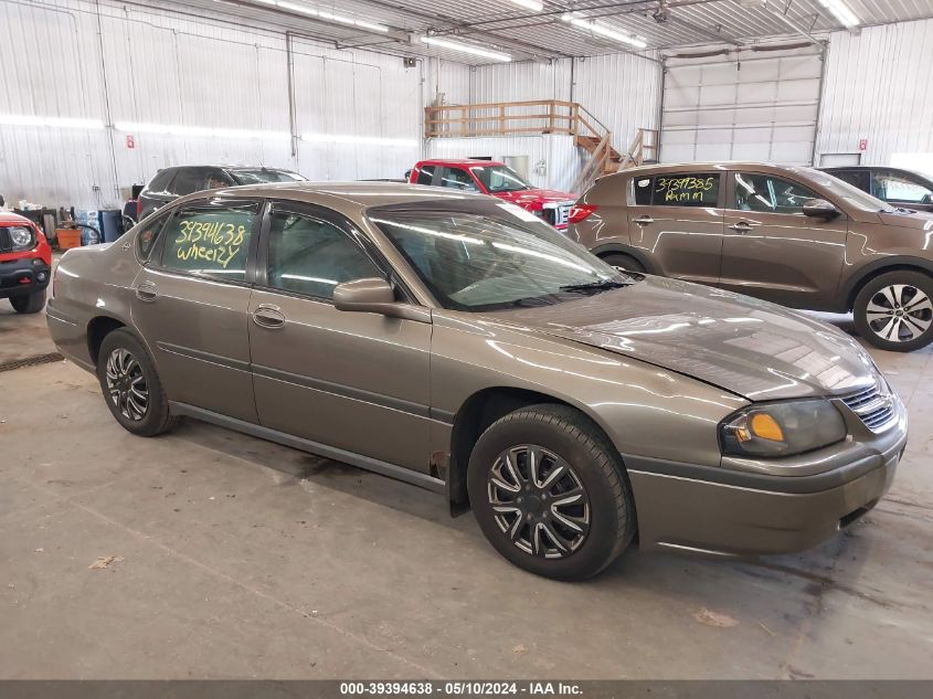 2003 Chevrolet Impala VIN: 2G1WF52EX39386203 Lot: 39394638