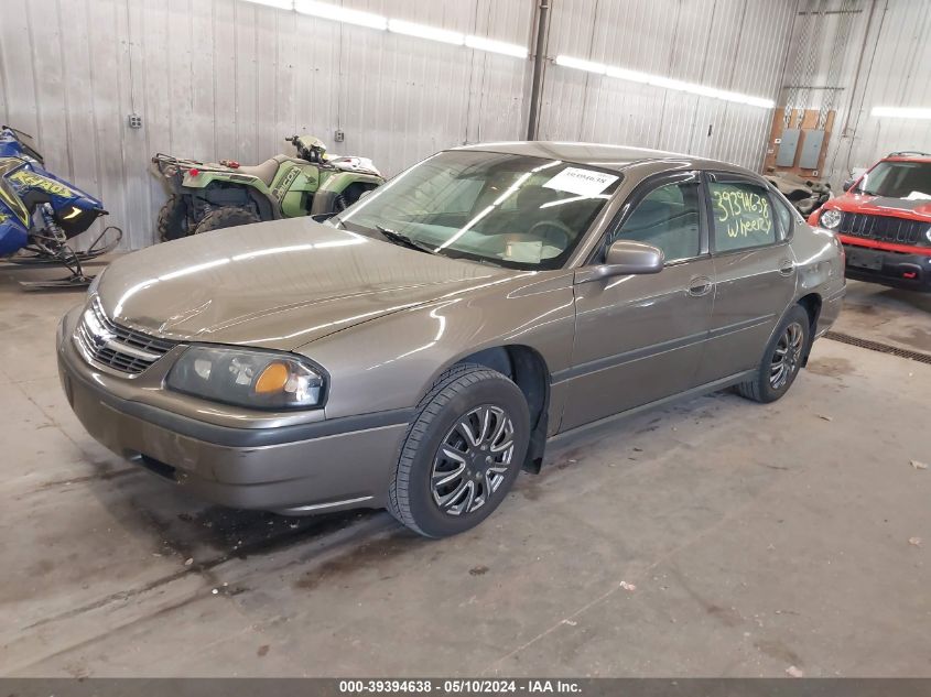 2003 Chevrolet Impala VIN: 2G1WF52EX39386203 Lot: 39394638