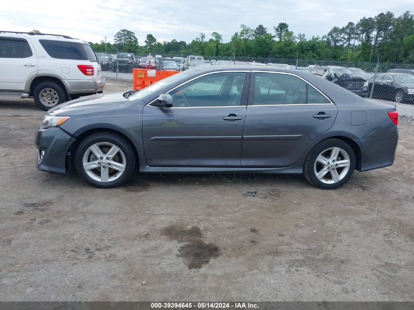 2012 Toyota Camry Se VIN: 4T1BF1FK0CU180367 Lot: 39394645