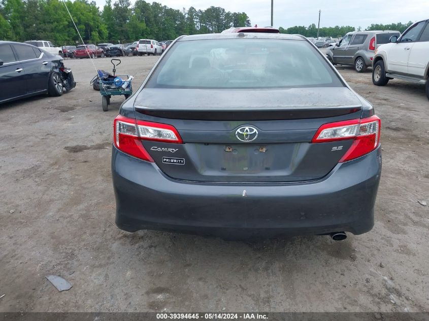 2012 Toyota Camry Se VIN: 4T1BF1FK0CU180367 Lot: 39394645