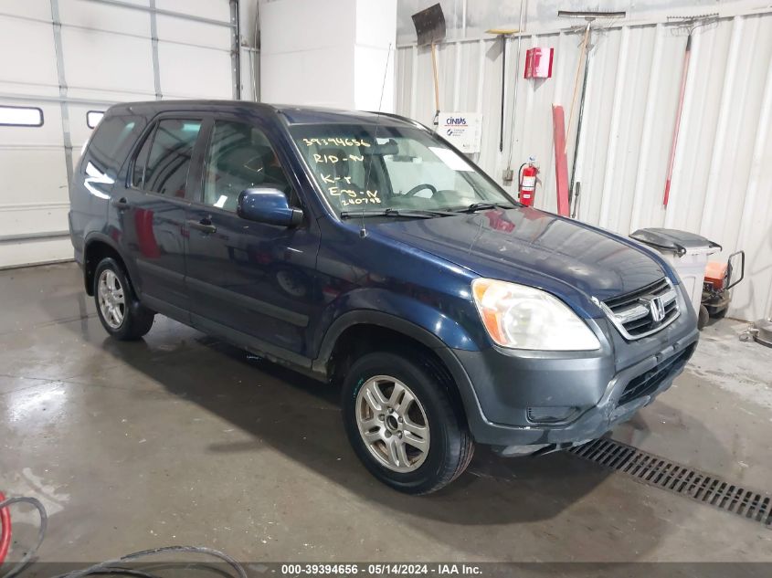 2004 Honda Cr-V Ex VIN: SHSRD78874U215535 Lot: 39394656