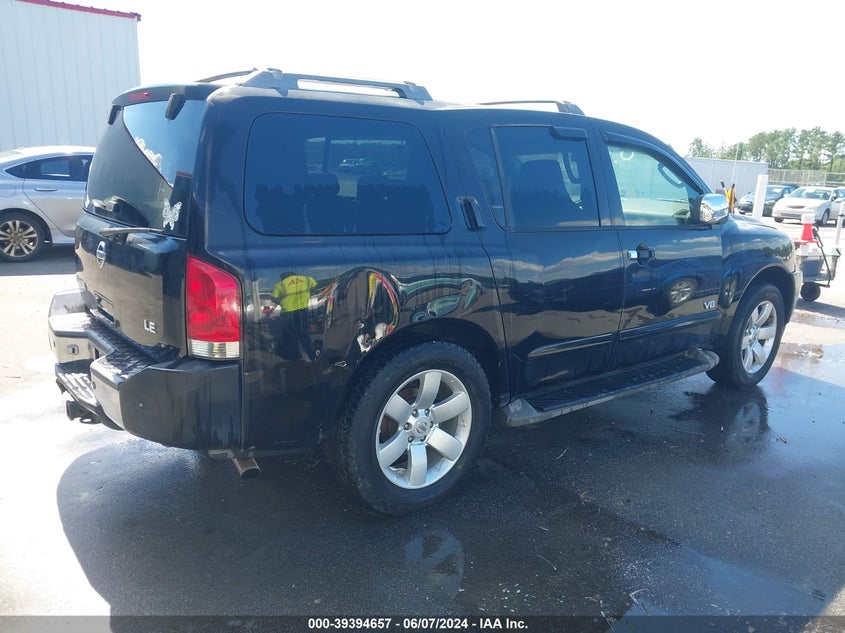 2006 Nissan Armada Le VIN: 5N1AA08B26N739045 Lot: 39394657