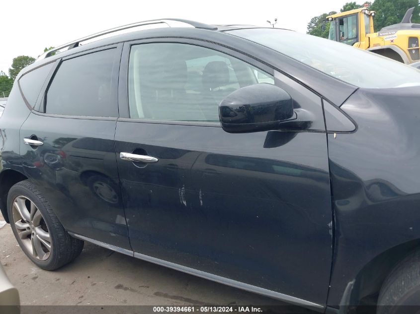 2012 Nissan Murano Le VIN: JN8AZ1MW6CW224832 Lot: 39394661