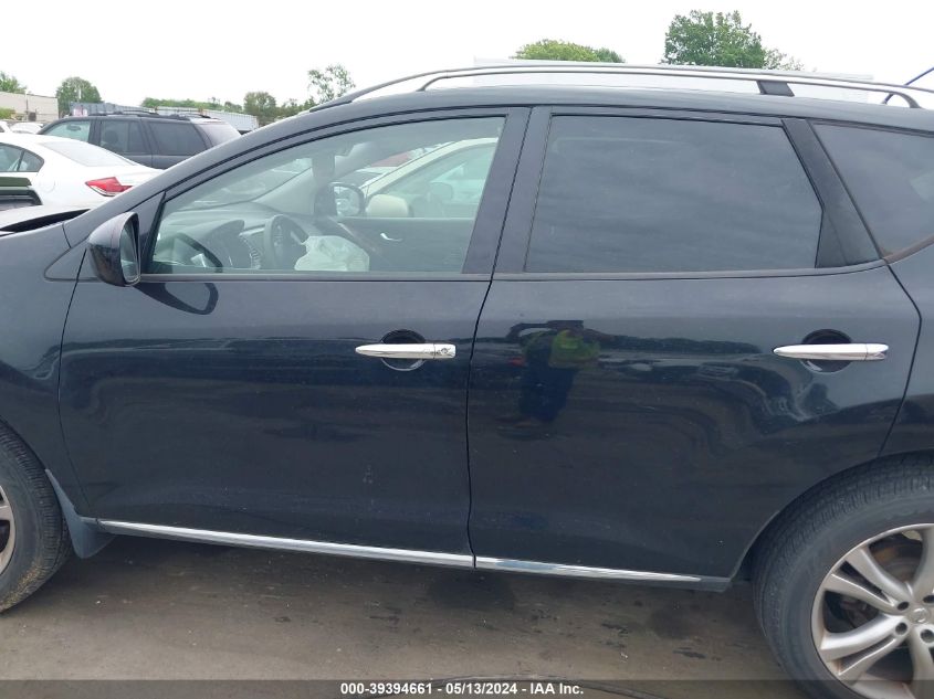 2012 Nissan Murano Le VIN: JN8AZ1MW6CW224832 Lot: 39394661