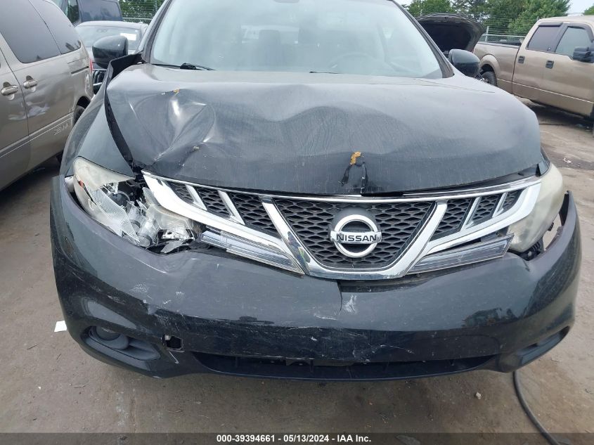 2012 Nissan Murano Le VIN: JN8AZ1MW6CW224832 Lot: 39394661