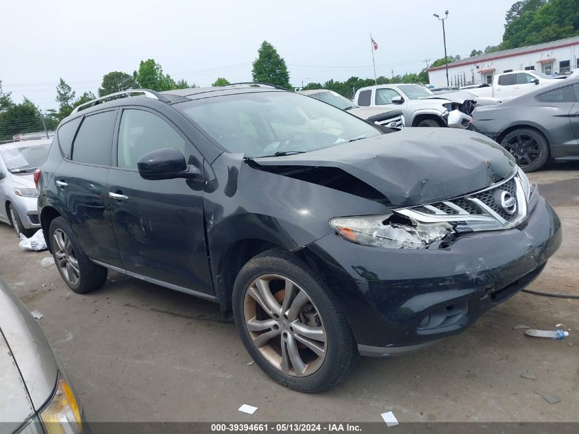 2012 Nissan Murano Le VIN: JN8AZ1MW6CW224832 Lot: 39394661