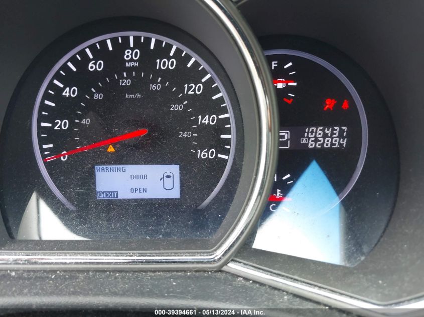 2012 Nissan Murano Le VIN: JN8AZ1MW6CW224832 Lot: 39394661