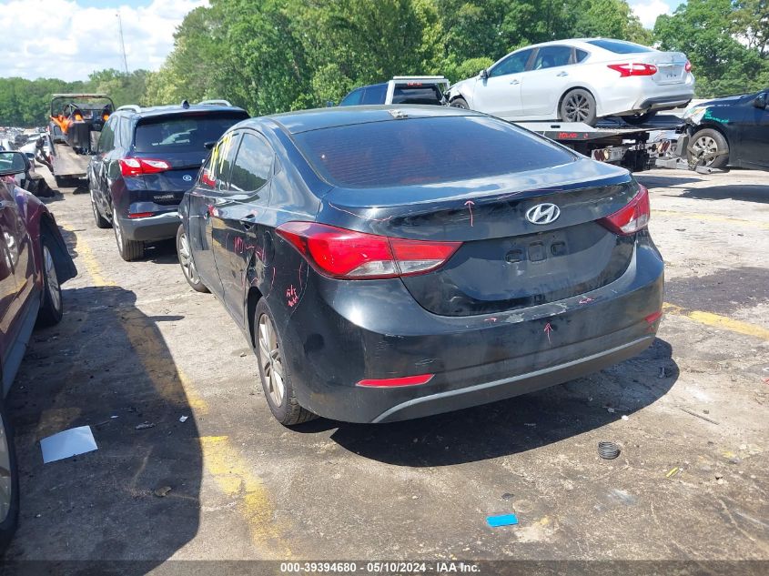 2016 Hyundai Elantra Se VIN: 5NPDH4AE5GH711315 Lot: 39394680