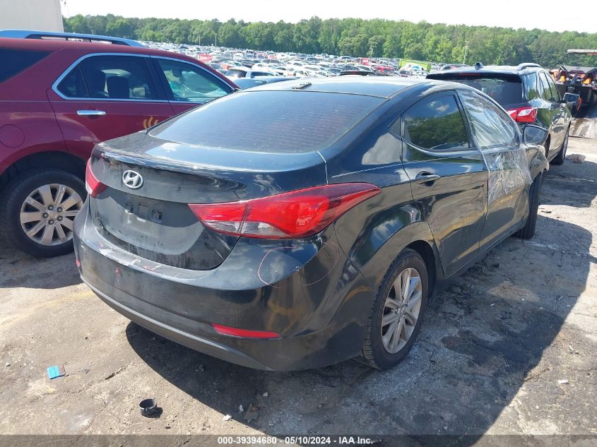 2016 Hyundai Elantra Se VIN: 5NPDH4AE5GH711315 Lot: 39394680