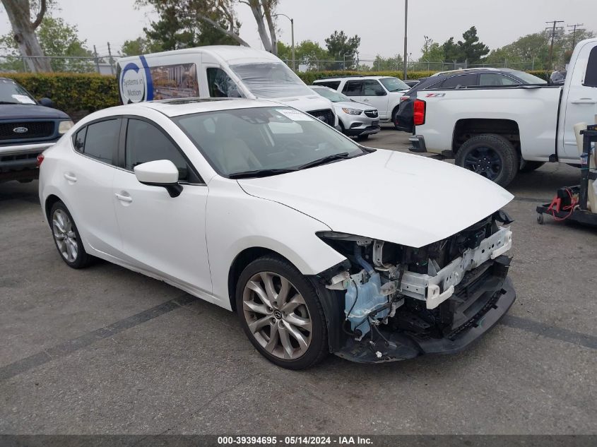 2015 MAZDA MAZDA3 S GRAND TOURING - JM1BM1W31F1262150