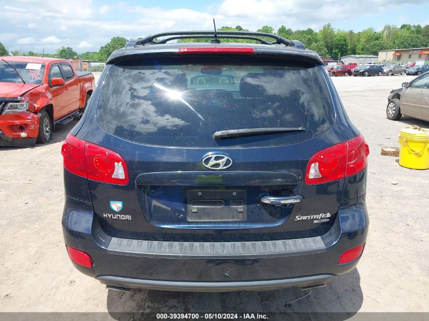 2009 Hyundai Santa Fe Limited VIN: 5NMSH13E69H327739 Lot: 39394700