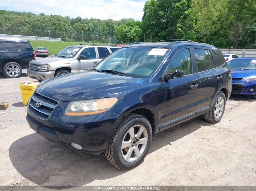 2009 Hyundai Santa Fe Limited VIN: 5NMSH13E69H327739 Lot: 39394700