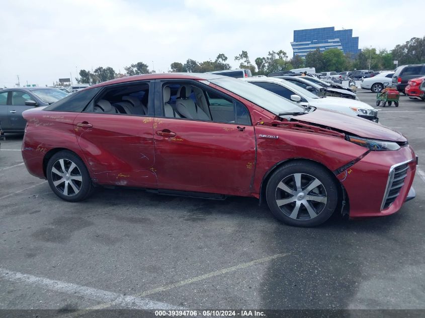 2019 Toyota Mirai VIN: JTDBVRBD8KA006155 Lot: 39394706