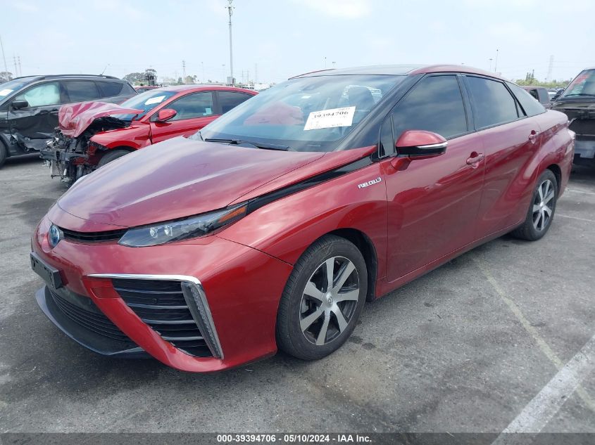 2019 Toyota Mirai VIN: JTDBVRBD8KA006155 Lot: 39394706