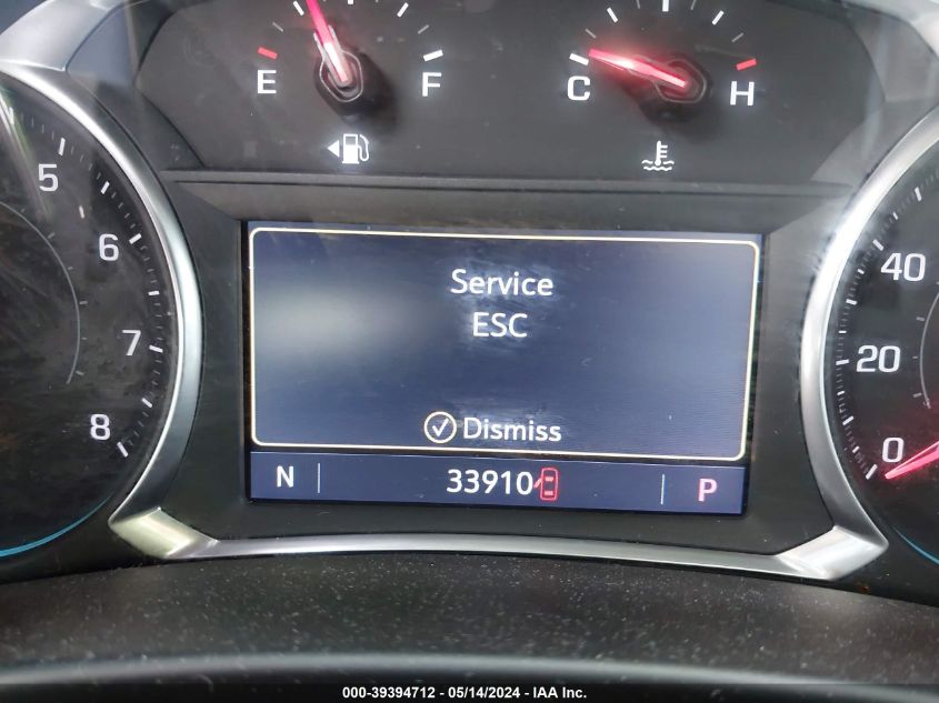 2019 Chevrolet Equinox Lt VIN: 3GNAXKEV9KS591626 Lot: 39394712