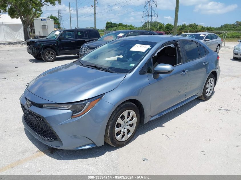 2020 Toyota Corolla Le VIN: JTDEPRAE6LJ104913 Lot: 39394714