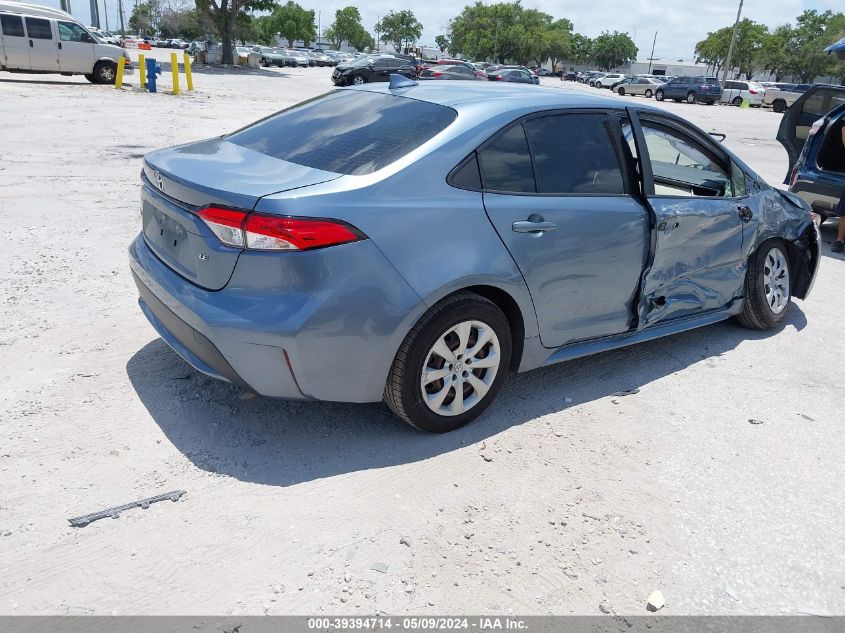 2020 Toyota Corolla Le VIN: JTDEPRAE6LJ104913 Lot: 39394714