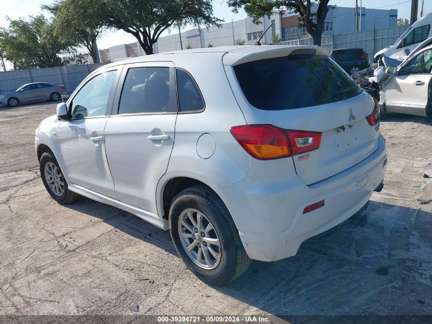 2012 Mitsubishi Outlander Sport Es VIN: JA4AP3AUXCZ003467 Lot: 39394721