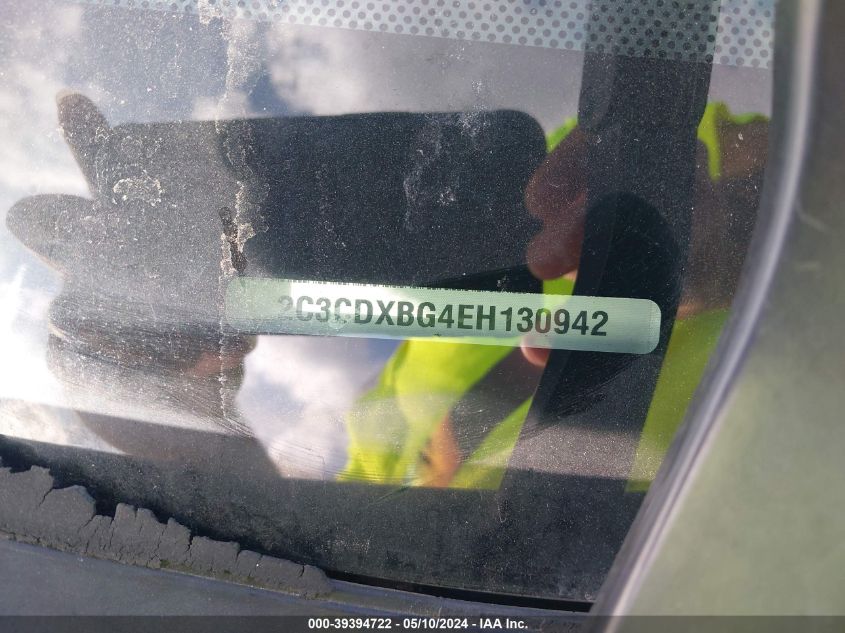 2014 Dodge Charger Se VIN: 2C3CDXBG4EH130942 Lot: 39394722
