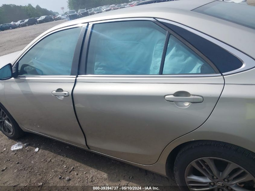 2015 Toyota Camry Se VIN: 4T1BF1FK0FU001099 Lot: 39394737