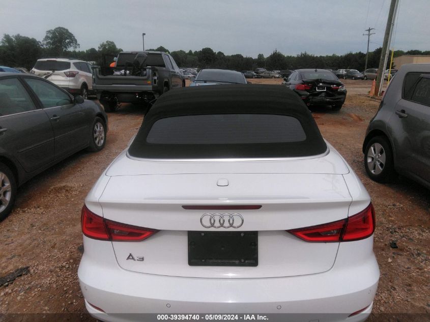 2016 Audi A3 1.8T Premium VIN: WAU67LFF1G1077707 Lot: 39394740