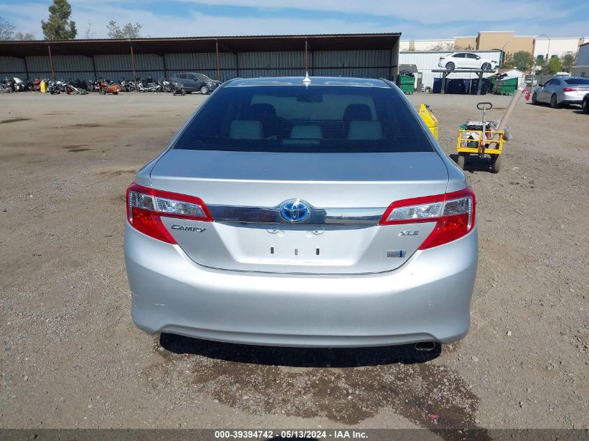2012 Toyota Camry Hybrid Xle VIN: 4T1BD1FK1CU007429 Lot: 39394742