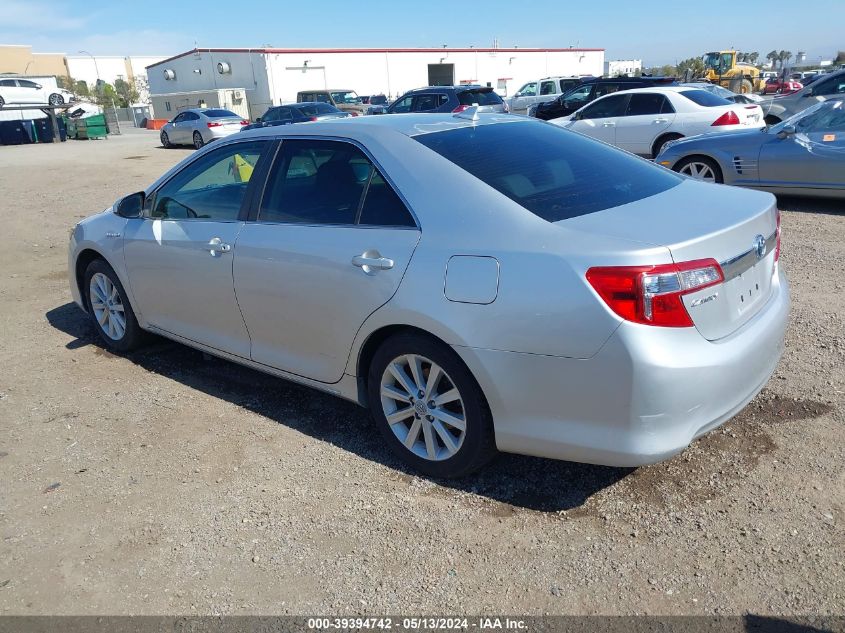 2012 Toyota Camry Hybrid Xle VIN: 4T1BD1FK1CU007429 Lot: 39394742