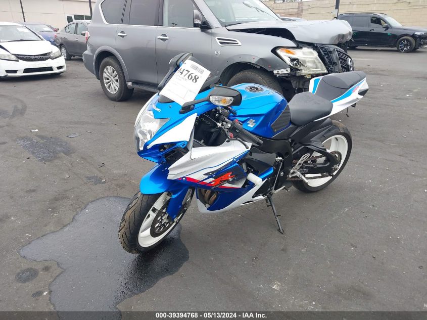 2013 Suzuki Gsx-R600 VIN: JS1GN7FAXD2100359 Lot: 39394768