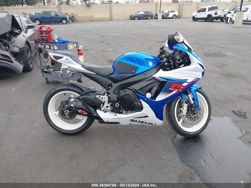 2013 Suzuki Gsx-R600 VIN: JS1GN7FAXD2100359 Lot: 39394768